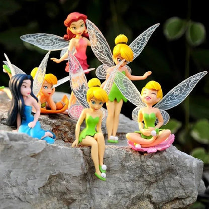 Figurines Fée Clochette 6pcs ™ - Planète bébé
