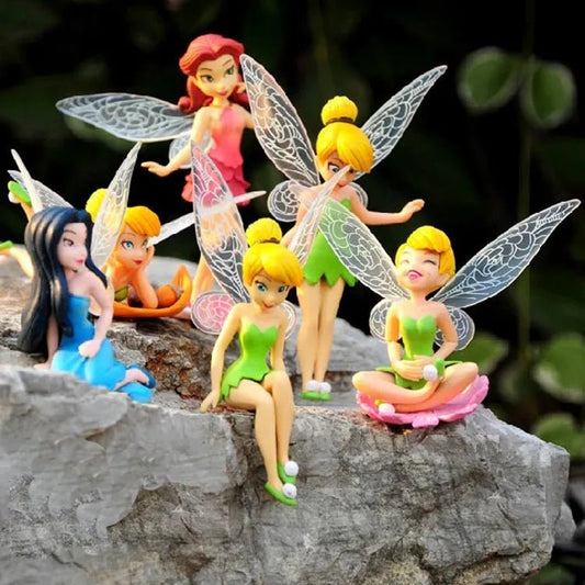 Figurines Fée Clochette 6pcs ™ - Planète bébé