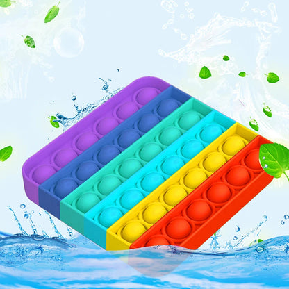 Fidget en Silicone Arc-en-Ciel