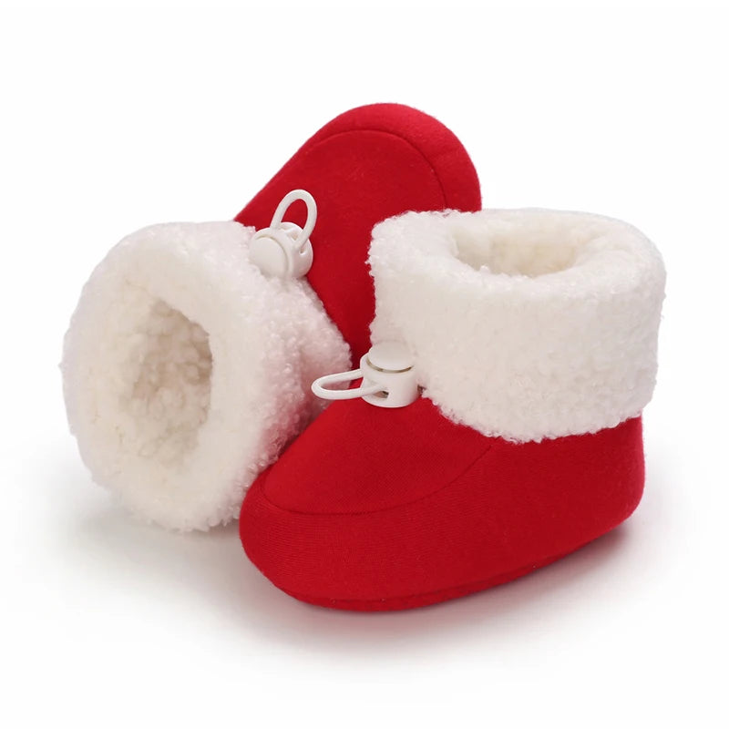 🧣❄️ Bottillons d’Hiver Bébé – Coton Chaud &amp; Semelle Antidérapante – Premiers Pas – 0 à 18 Mois™