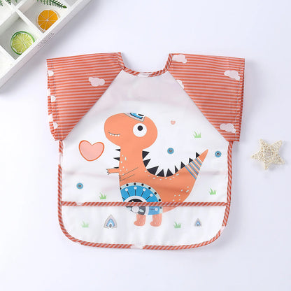 Bavoir Manche Longue Waterproof en EVA pour Bébé – Tablier de Repas Anti-Taches – Ultra Léger &amp; Facile à Nettoyer™