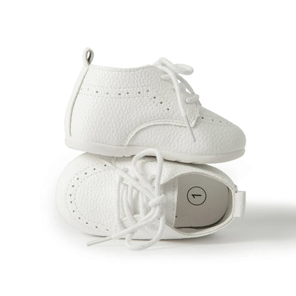 Chaussures Rétro en Cuir Antidérapantes pour Nouveau-né et Tout-petit™