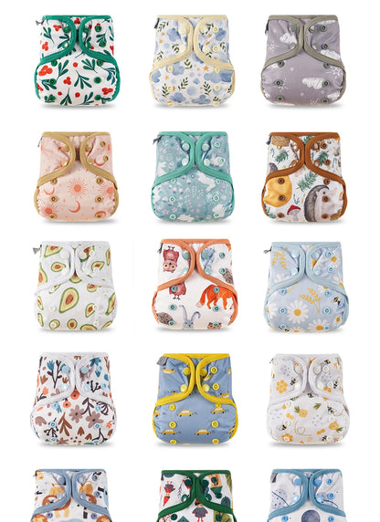 🍼🦊 Culotte de Protection Bébé HappyFlute – Imprimé Cartoon – Étanche &amp; Respirante – 0-6kg™