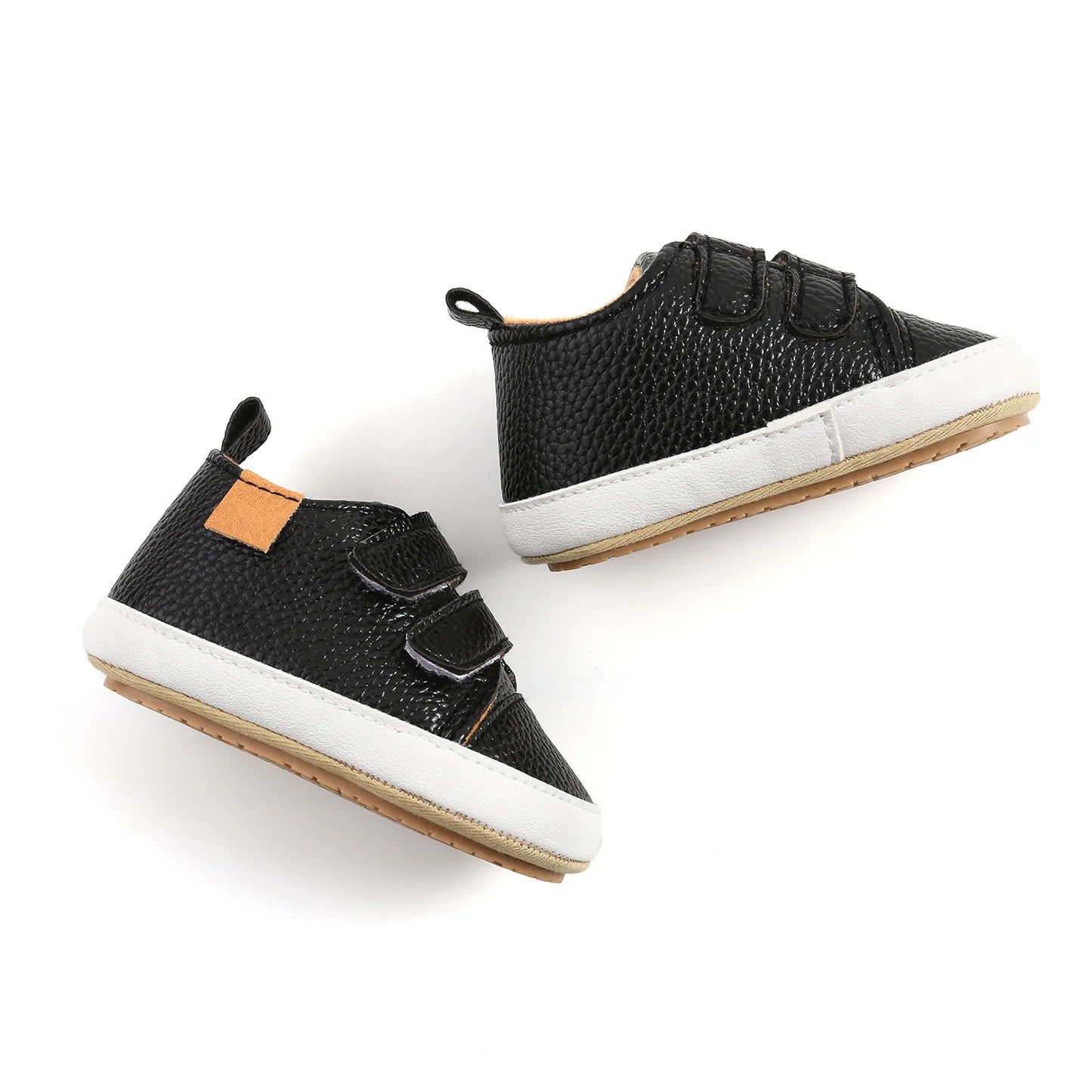 🍼 Chaussures Bébé en Cuir Rétro – Semelle Antidérapante – Meckior™