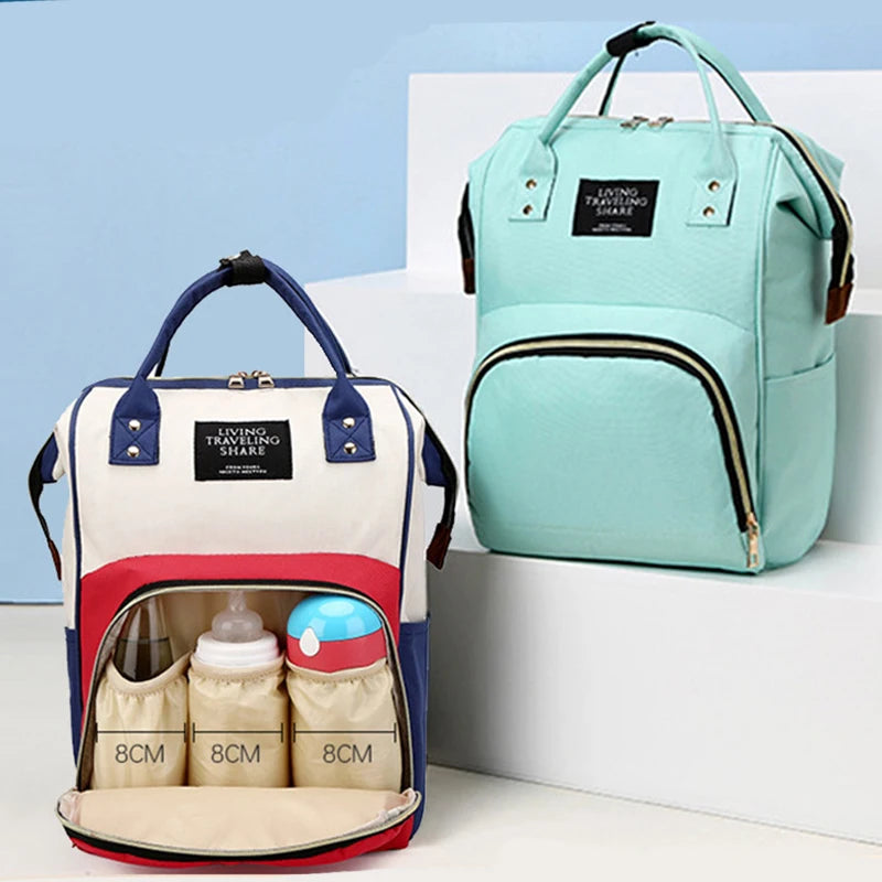 🎒👶 Sac à Langer Maman en Toile – Grande Capacité &amp; Isolation Thermique – Sac à Dos de Voyage Multifonctionnel™ - Planète bébé