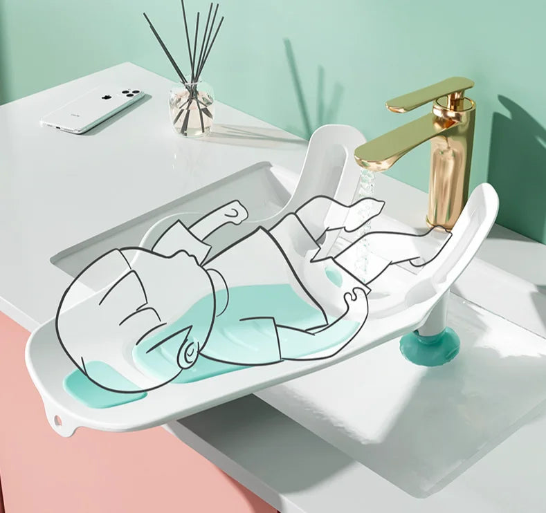 New Infant Baby Washing Ass Artifact Portable Baby Washing Fart Basin Newborns Washing PP Tub Supplies Baby Bathtub Baby Care™ - Planète bébé