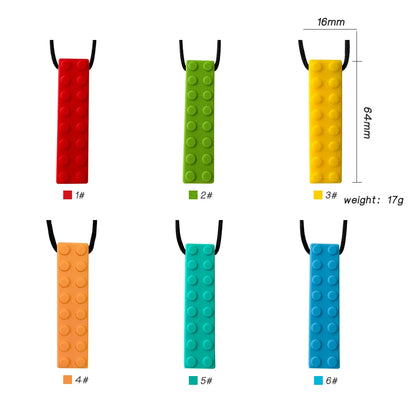 🧩🦷 Collier de Dentition Sensoriel – Silicone Alimentaire – Bijou à Mâcher Thérapeutique pour Bébé &amp; Enfants™