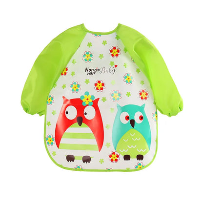 Bavoir Manche Longue Waterproof en EVA pour Bébé – Tablier de Repas Anti-Taches – Ultra Léger &amp; Facile à Nettoyer™