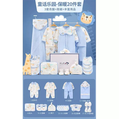 Ensemble Bébé 100 % Coton 18/20/22 Pièces™