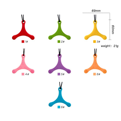 🧩🦷 Collier de Dentition Sensoriel – Silicone Alimentaire – Bijou à Mâcher Thérapeutique pour Bébé &amp; Enfants™