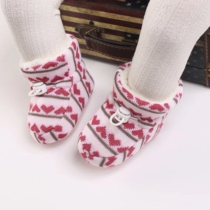 🧣❄️ Bottillons d’Hiver Bébé – Coton Chaud &amp; Semelle Antidérapante – Premiers Pas – 0 à 18 Mois™