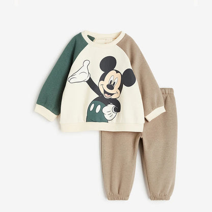Ensemble Vêtements Bébé Minnie &amp; Mickey – Sweat à Capuche et Leggings Cartoon 2 Pièces™