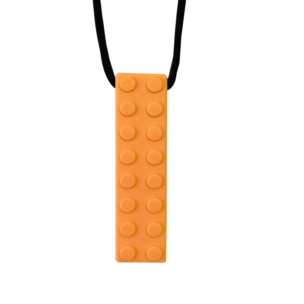 🧩🦷 Collier de Dentition Sensoriel – Silicone Alimentaire – Bijou à Mâcher Thérapeutique pour Bébé &amp; Enfants™