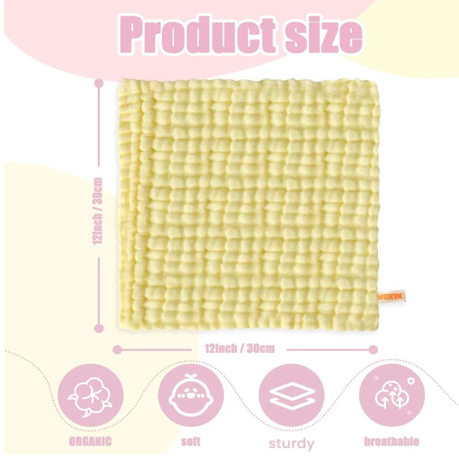 Lingettes Douces Nouveau-né, Peau Sensible, Lot de 5™