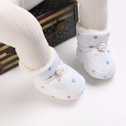 🧣❄️ Bottillons d’Hiver Bébé – Coton Chaud &amp; Semelle Antidérapante – Premiers Pas – 0 à 18 Mois™