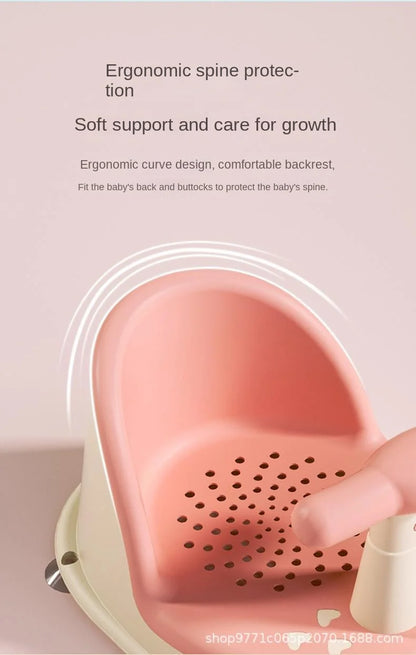 🚿 Siège de Douche Portable pour Enfant – Support de Bain pour Nouveau-nés et Jeunes Enfants™ - Planète bébé