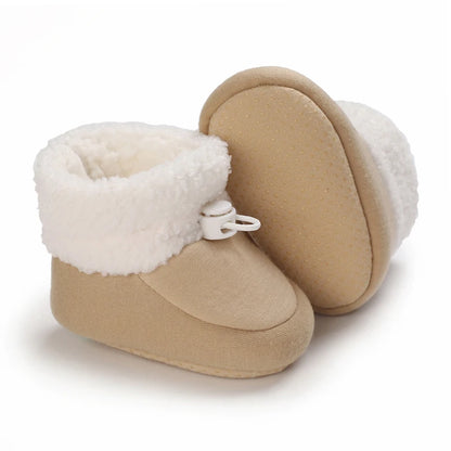 🧣❄️ Bottillons d’Hiver Bébé – Coton Chaud &amp; Semelle Antidérapante – Premiers Pas – 0 à 18 Mois™