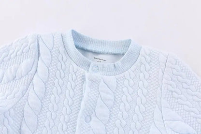 🧸❄️ Combinaison Bébé Chaude à Manches Longues – Automne &amp; Hiver – 100% Coton Uni™ - Planète bébé