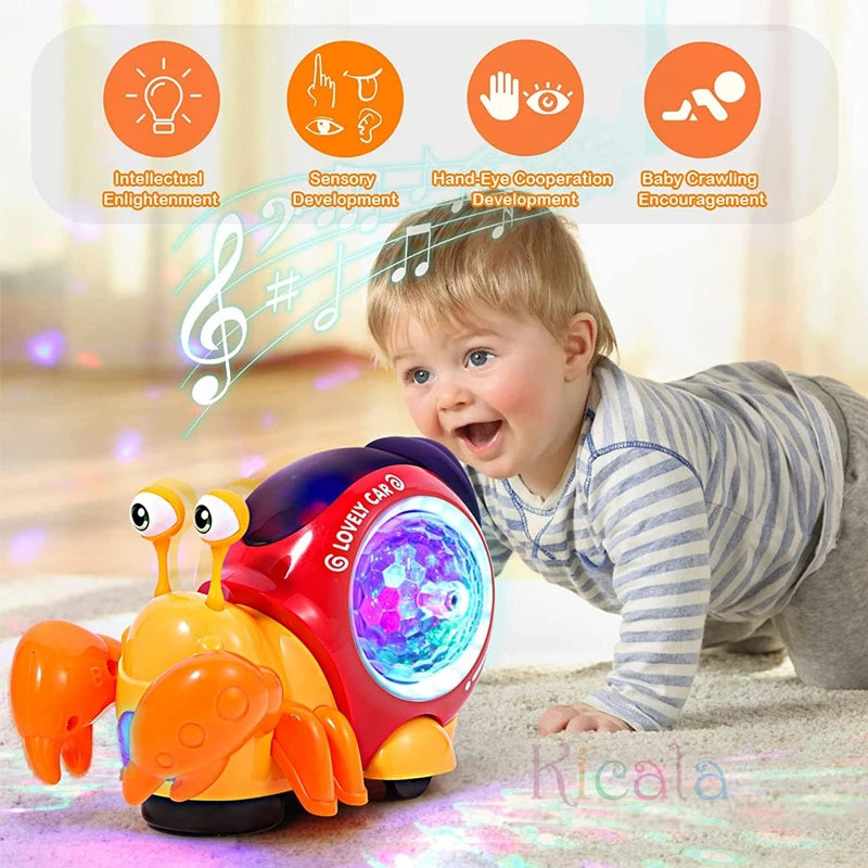 Crabe Rampant Interactif pour Bébé