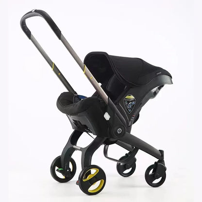 Poussette Bébé 3 en 1 Ultra-Légère – Pliable &amp; Polyvalente