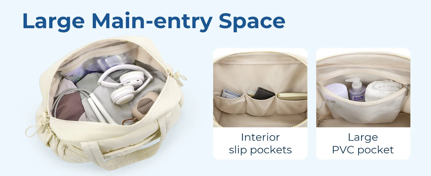 🎒 Sac de Voyage BAGSMART Femme – Grand Format avec Bandoulière™