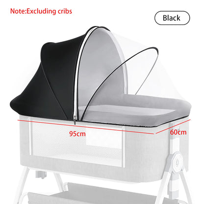 🦟 Moustiquaire Universelle pour Lit Bébé – Pliable, Portable &amp; Anti - Moustiques – Utilisable en Toute Saison™ - Planète bébé