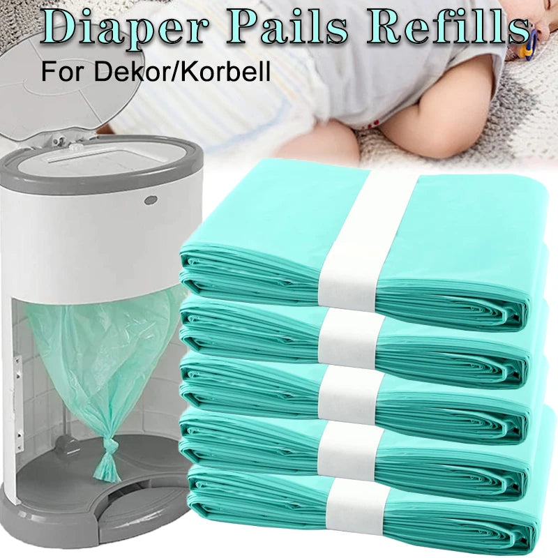 🗑️ Recharges de Sacs à Couches – Compatibles KORBEL &amp; Dekor Classic – 10M Biodégradables™ - Planète bébé