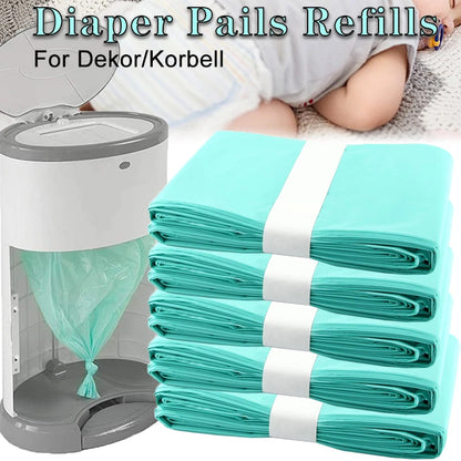 🗑️ Recharges de Sacs à Couches – Compatibles KORBEL &amp; Dekor Classic – 10M Biodégradables™ - Planète bébé