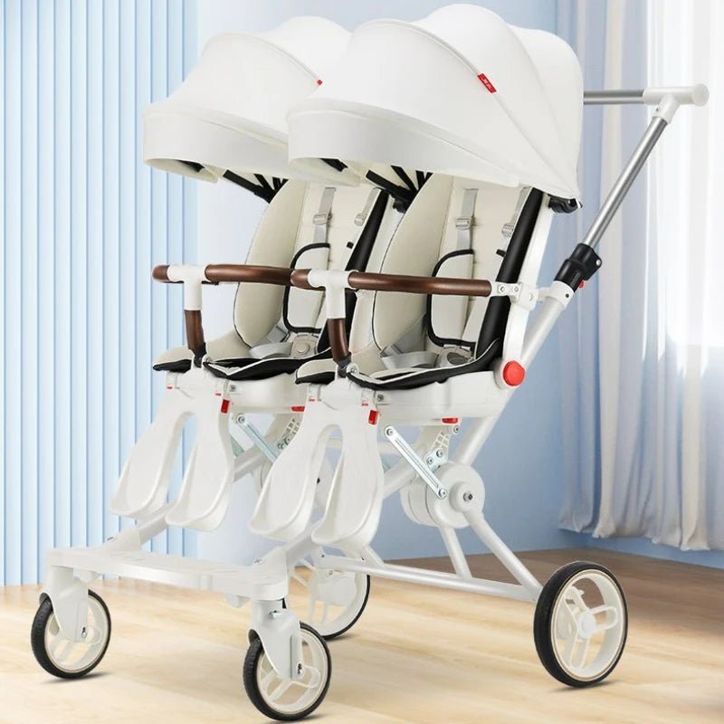 Poussette Double Bébé – Pliable &amp; Portable - Planète bébé