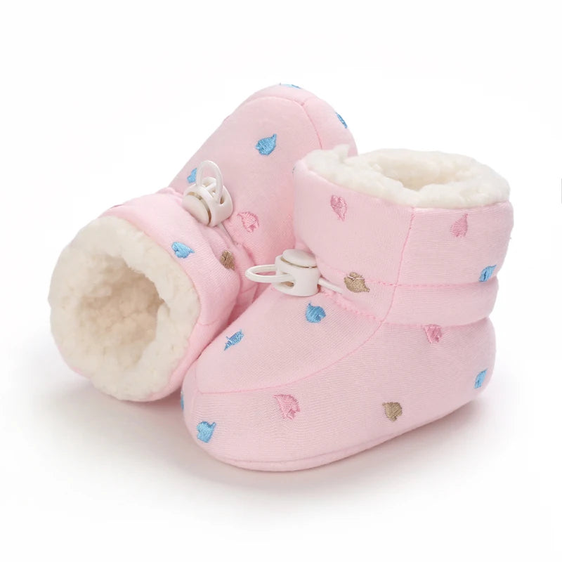 🧣❄️ Bottillons d’Hiver Bébé – Coton Chaud &amp; Semelle Antidérapante – Premiers Pas – 0 à 18 Mois™