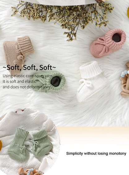 🧶 Chaussons Bébé Tricotés™