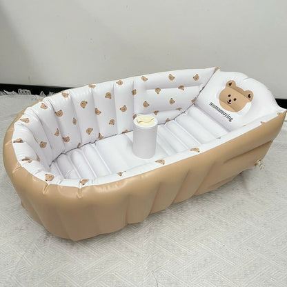 🛁💖 Baignoire Gonflable Bébé – Design "Ins Style" – Matériau Écologique &amp; Inodore – Sécurité &amp; Confort Ultimes™ - Planète bébé