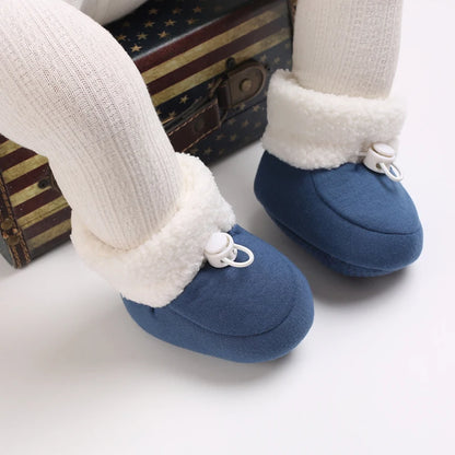 🧣❄️ Bottillons d’Hiver Bébé – Coton Chaud &amp; Semelle Antidérapante – Premiers Pas – 0 à 18 Mois™