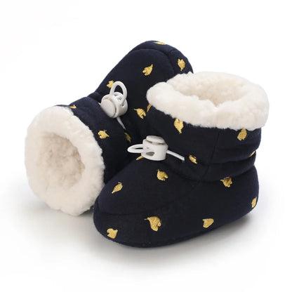 🧣❄️ Bottillons d’Hiver Bébé – Coton Chaud &amp; Semelle Antidérapante – Premiers Pas – 0 à 18 Mois™
