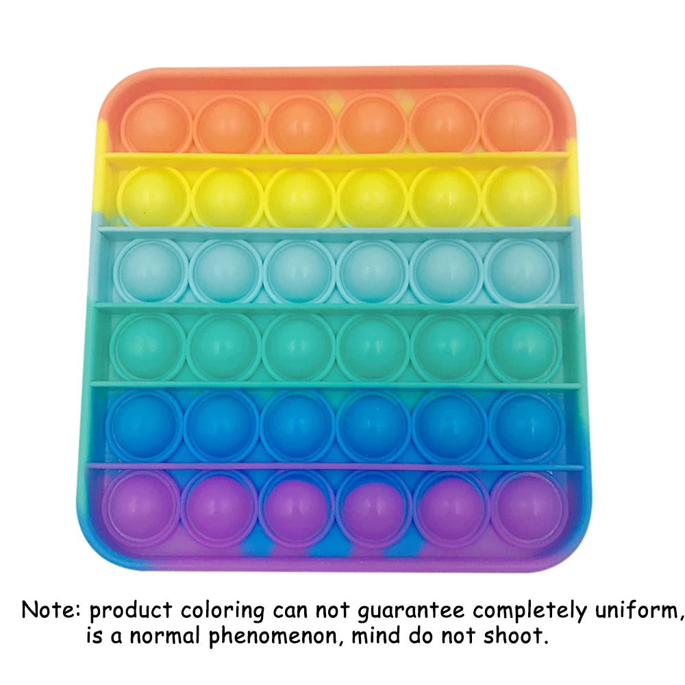 Fidget en Silicone Arc-en-Ciel