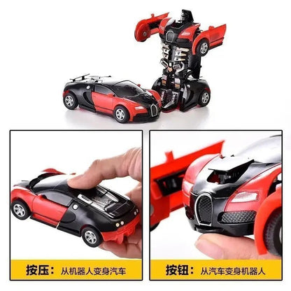 Voiture Robot Transformable à Inertie® - Planète bébé