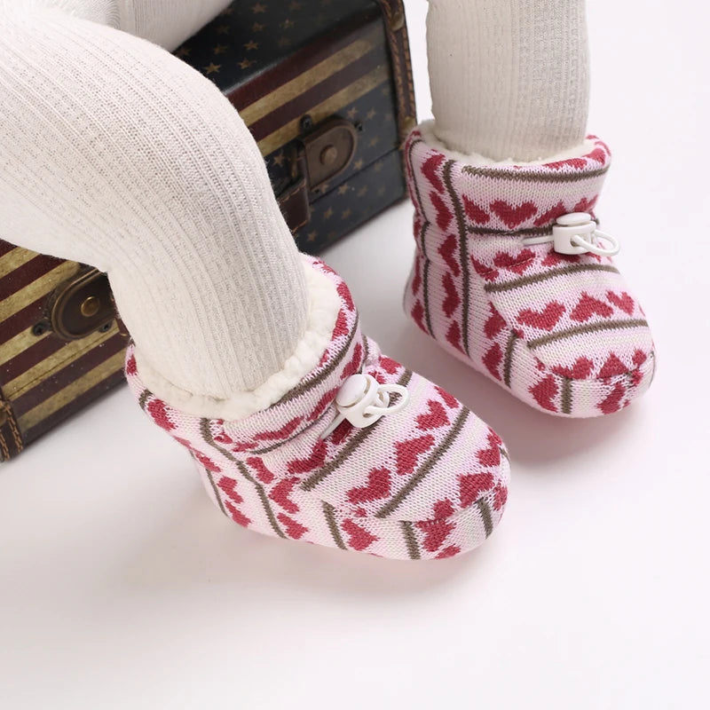 🧣❄️ Bottillons d’Hiver Bébé – Coton Chaud &amp; Semelle Antidérapante – Premiers Pas – 0 à 18 Mois™