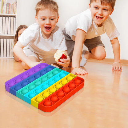 Fidget en Silicone Arc-en-Ciel