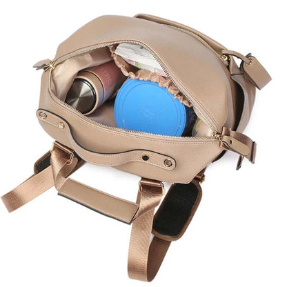 Mommy Bag – Sac à Langer Élégant en Cuir PU™