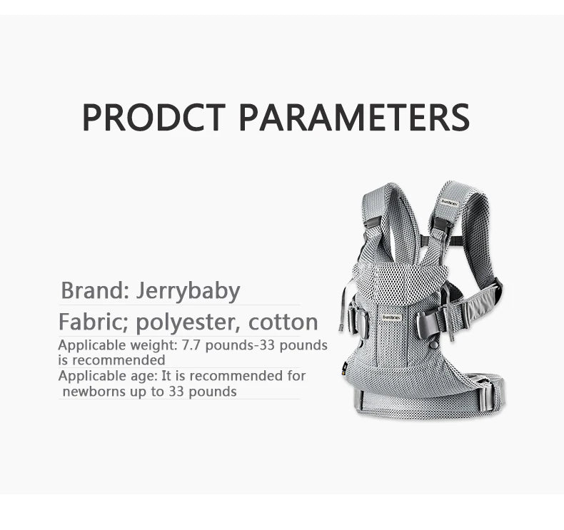 🧸 Porte-Bébé Ergonomique Kangourou – Portage Avant et Dorsal pour Nouveau-né et Bébé™ - Planète bébé