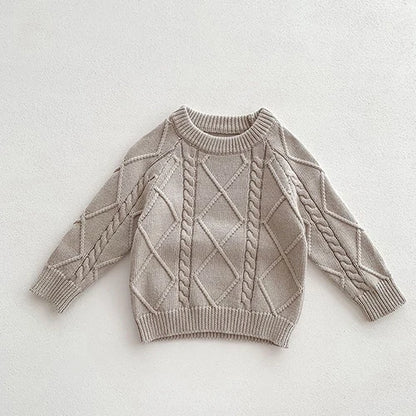 🧶🍂 Ensemble Bébé Tricoté – Style Coréen – Automne/Hiver – Unisexe 0-12 Mois™