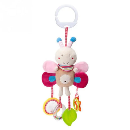 Soft Giraffe Zebra Animal Handbells Rattles Plush Infant Baby Development Handle Toys WIth Teether Baby Toy For Newborn Gifts™ - Planète bébé