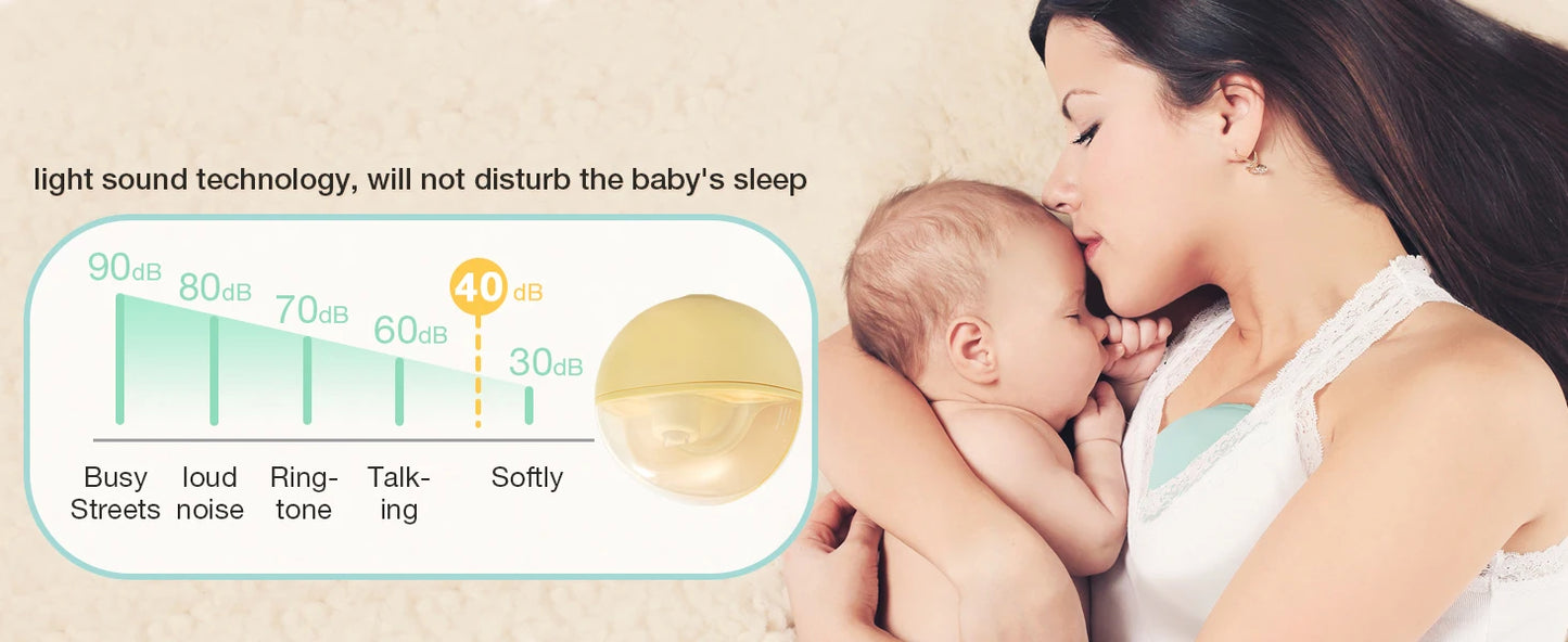 🤱 Tire-Lait Électrique Mains Libres – Portable, Silencieux &amp; Sans BPA – 3 Modes, 9 Niveaux de Succion + Sac de Stockage Inclus™ - Planète bébé