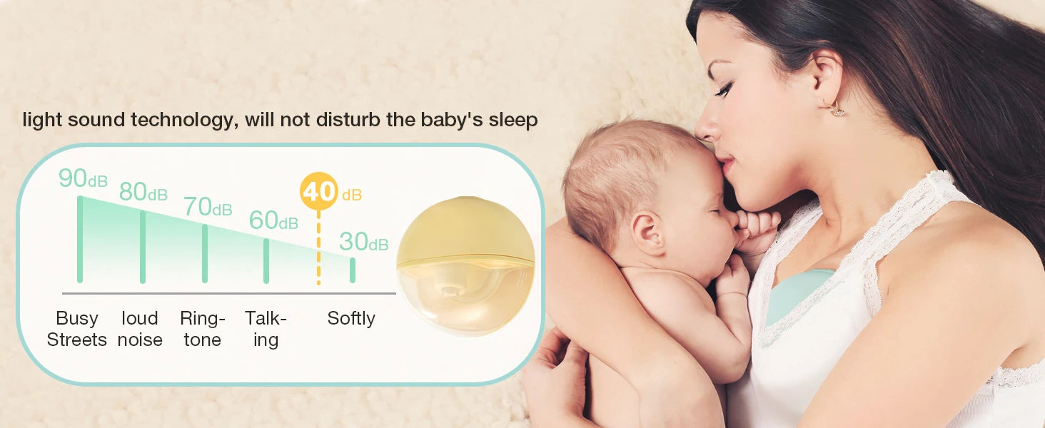 🤱 Tire-Lait Électrique Mains Libres – Portable, Silencieux &amp; Sans BPA – 3 Modes, 9 Niveaux de Succion + Sac de Stockage Inclus™ - Planète bébé