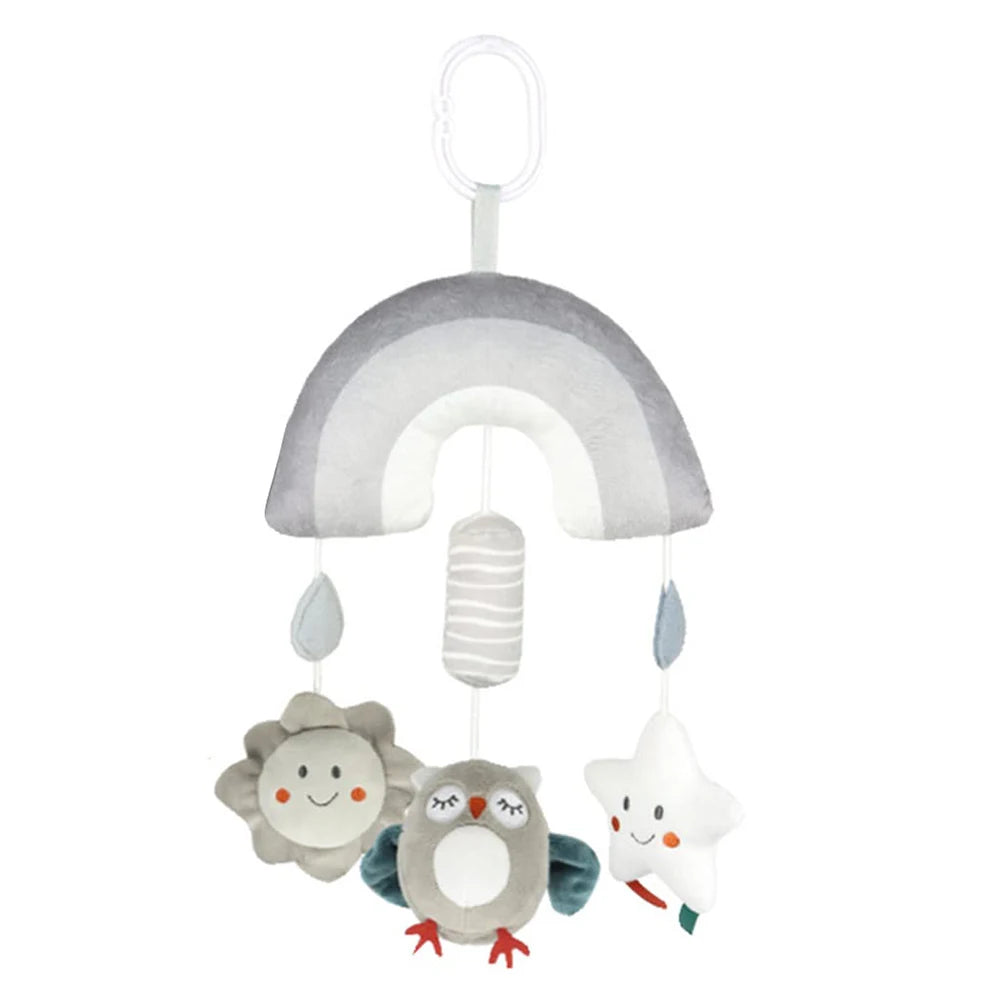 🚗🧸 Jouet de Voiture pour Bébé – Miroir, Grelot, Bruit de Papier &amp; Poignée Squeaky – Jouet d’Éveil pour Siège Auto ou Poussette™