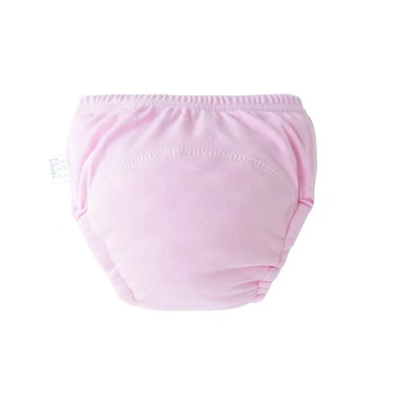 4PCS Pure Plain Solid Color Soft Baby Boys Girls Toddler Training Pants Toilet Pee Potty Learning Underwear Cotton Diaper™ - Planète bébé