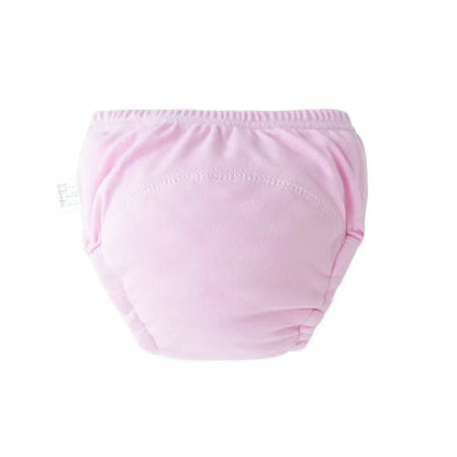 4PCS Pure Plain Solid Color Soft Baby Boys Girls Toddler Training Pants Toilet Pee Potty Learning Underwear Cotton Diaper™ - Planète bébé