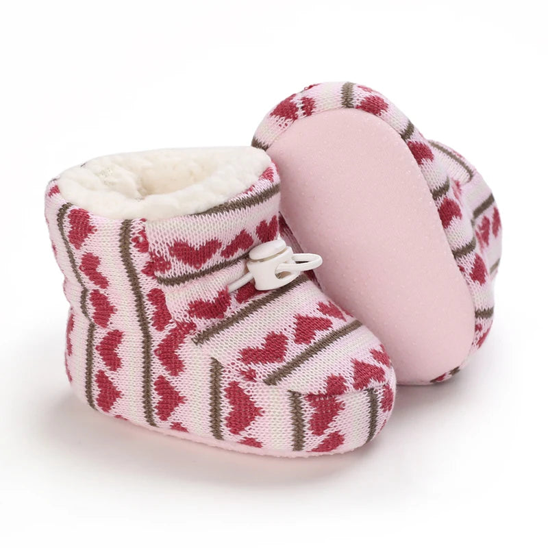 🧣❄️ Bottillons d’Hiver Bébé – Coton Chaud &amp; Semelle Antidérapante – Premiers Pas – 0 à 18 Mois™