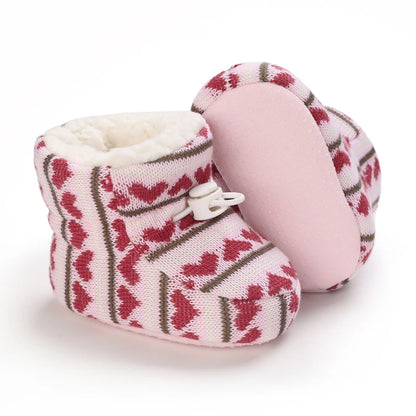 🧣❄️ Bottillons d’Hiver Bébé – Coton Chaud &amp; Semelle Antidérapante – Premiers Pas – 0 à 18 Mois™