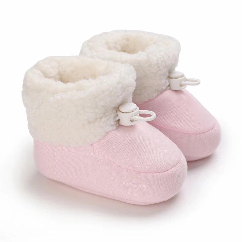 🧣❄️ Bottillons d’Hiver Bébé – Coton Chaud &amp; Semelle Antidérapante – Premiers Pas – 0 à 18 Mois™